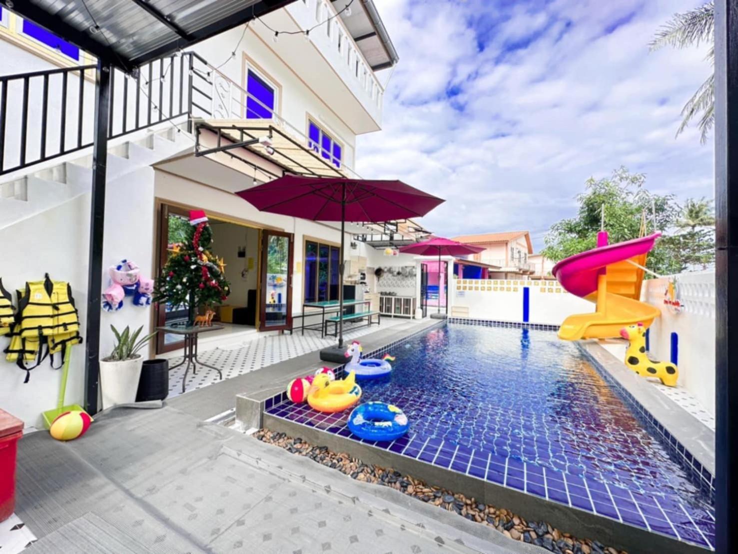บ้านตึกเกสเฮ้าส์แอนด์โฮมสเตย์ขนอม Ban Thung Khanan Zewnętrze zdjęcie